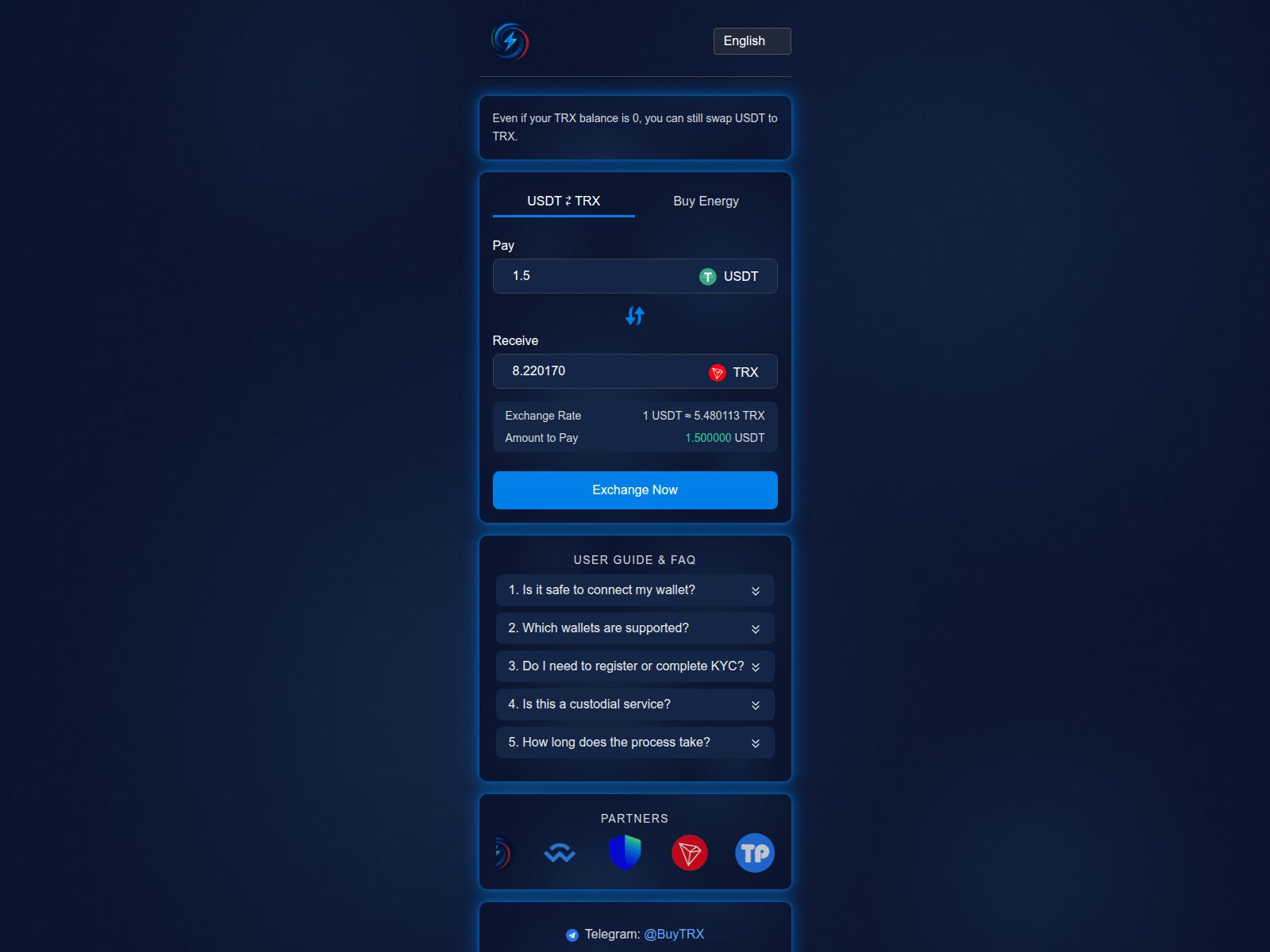 Screenshot of trxone.net