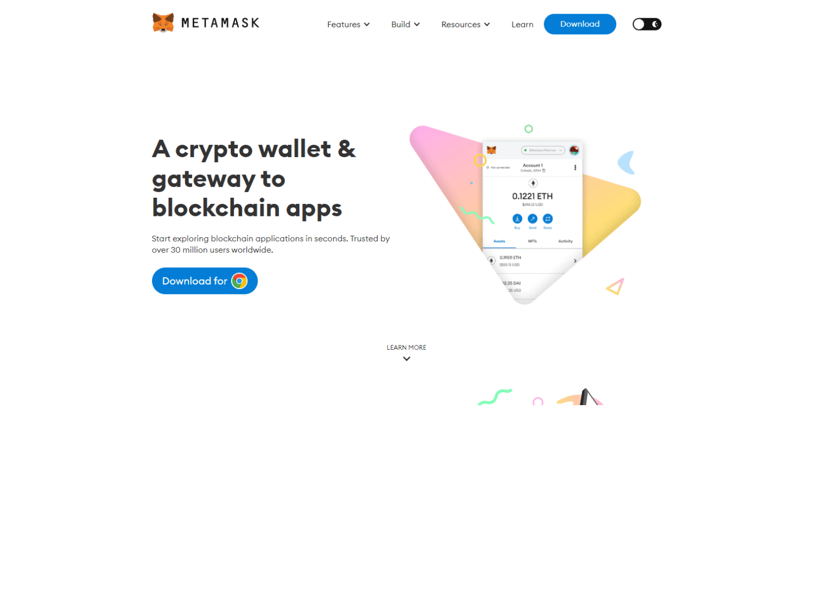 Screenshot of metmeskklogin.webflow.io