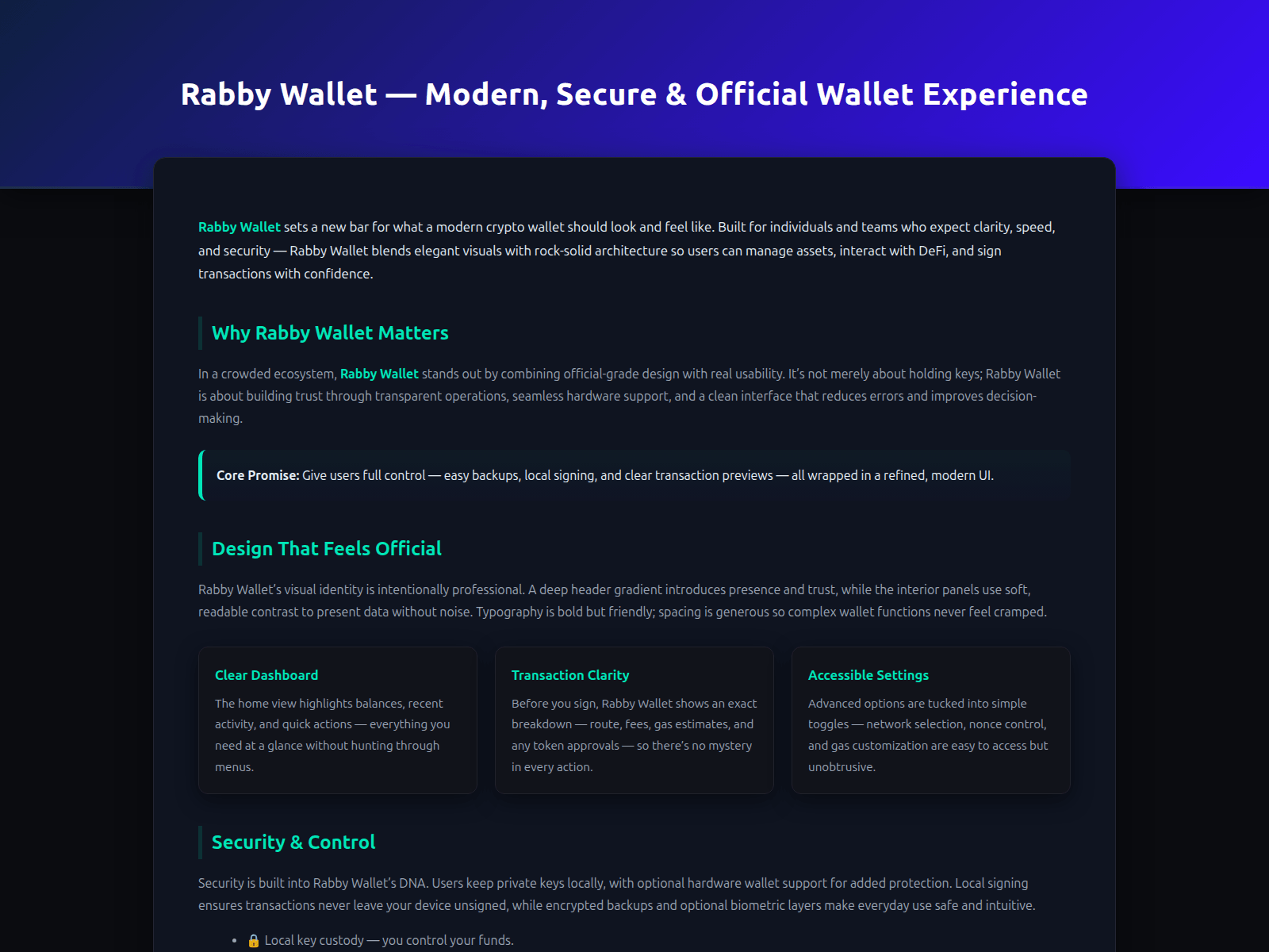 Screenshot of hom-rabby-walet-en.pages.dev