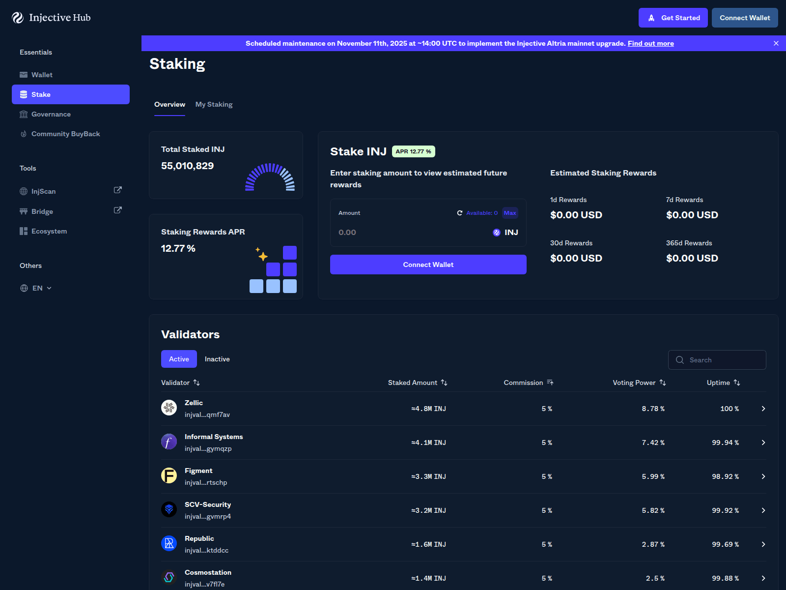 Screenshot of injhub.com
