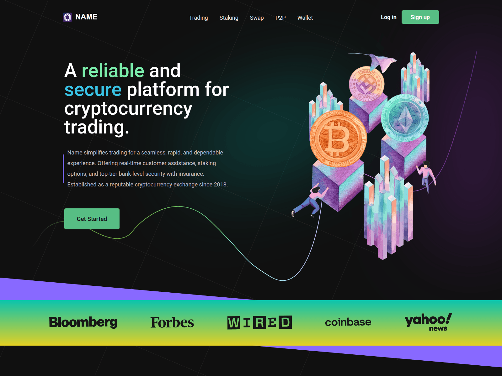 Screenshot of crypto4.live
