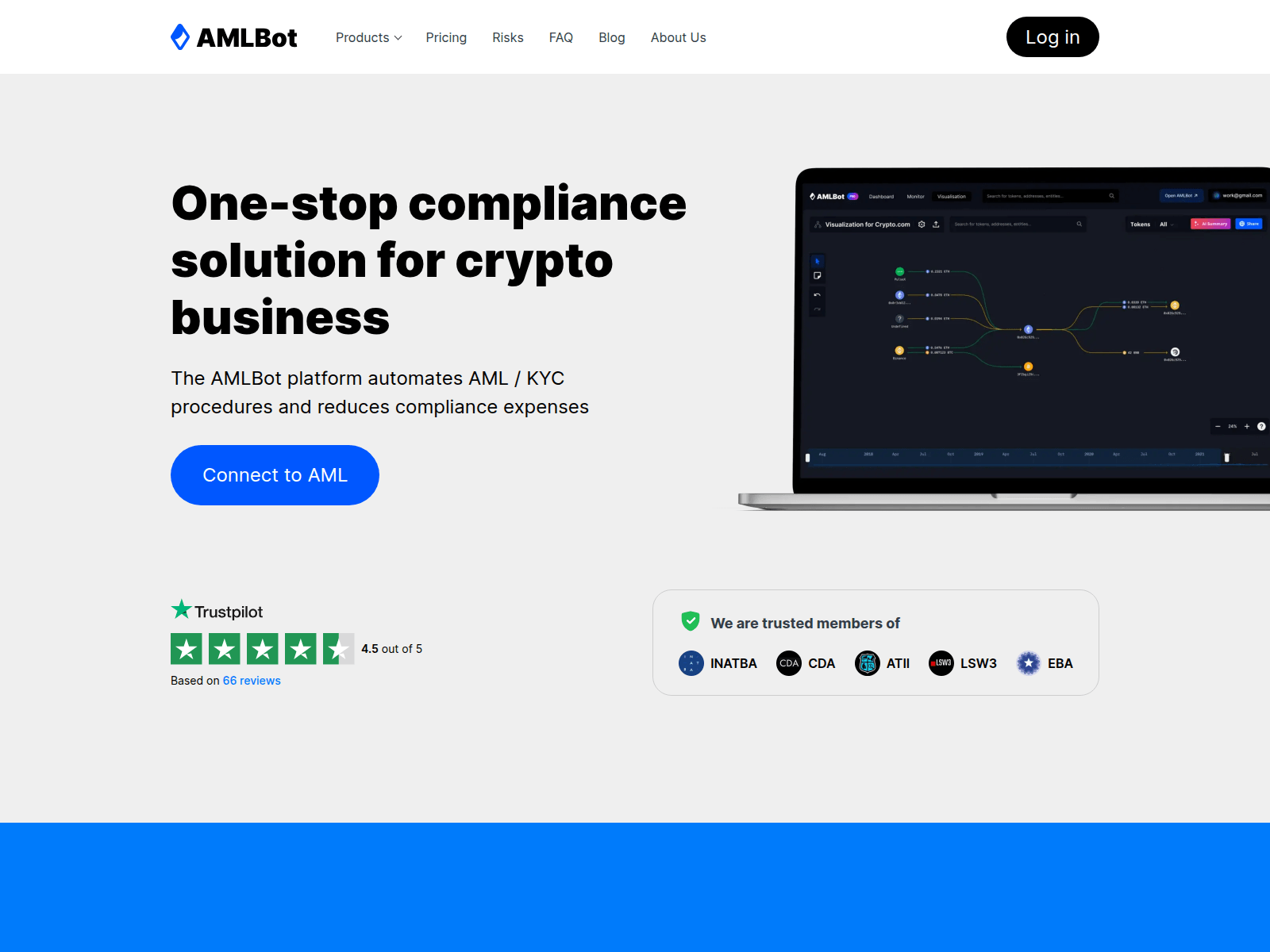 Screenshot of amlsavecheck.com