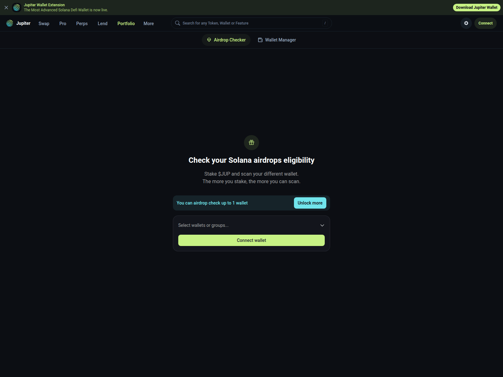 Screenshot of jup.yt