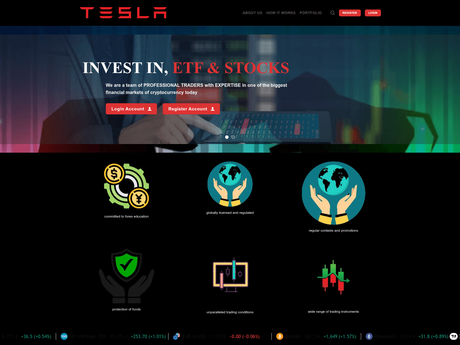Screenshot of teslacoininc.net