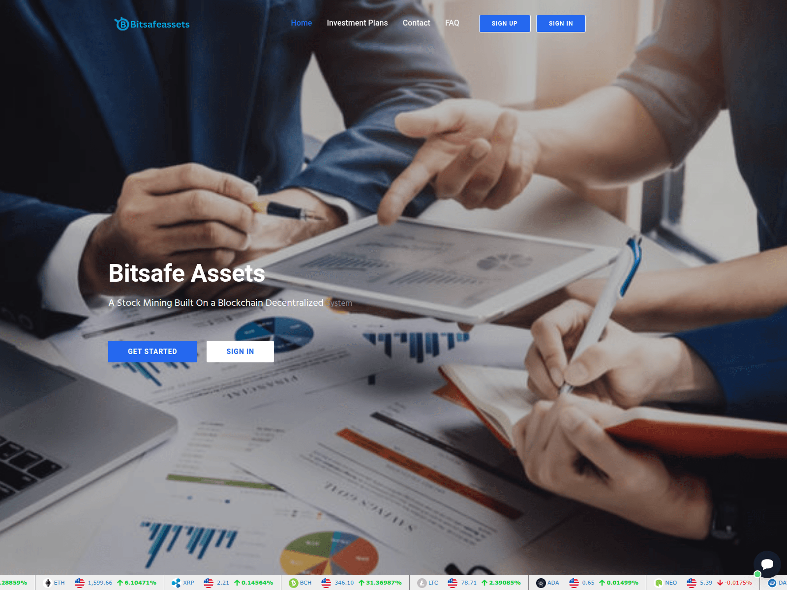 Screenshot of bitsafeassets.com