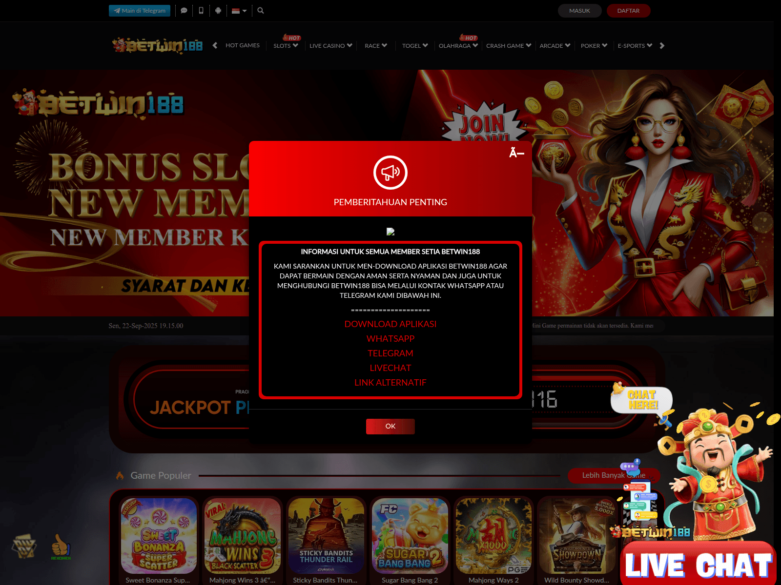 Screenshot of www.loringallery.com