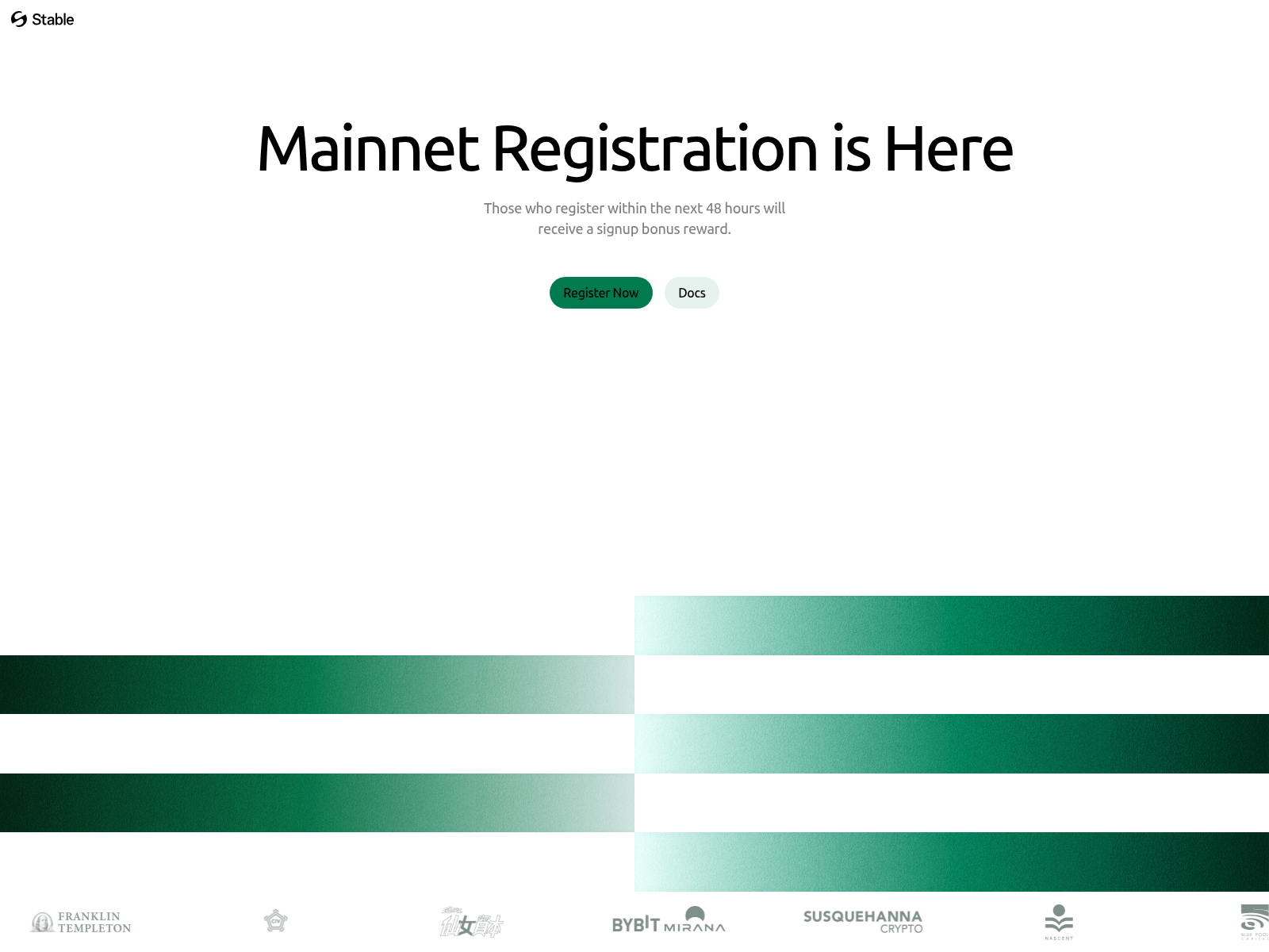 Screenshot of stable-signup.app
