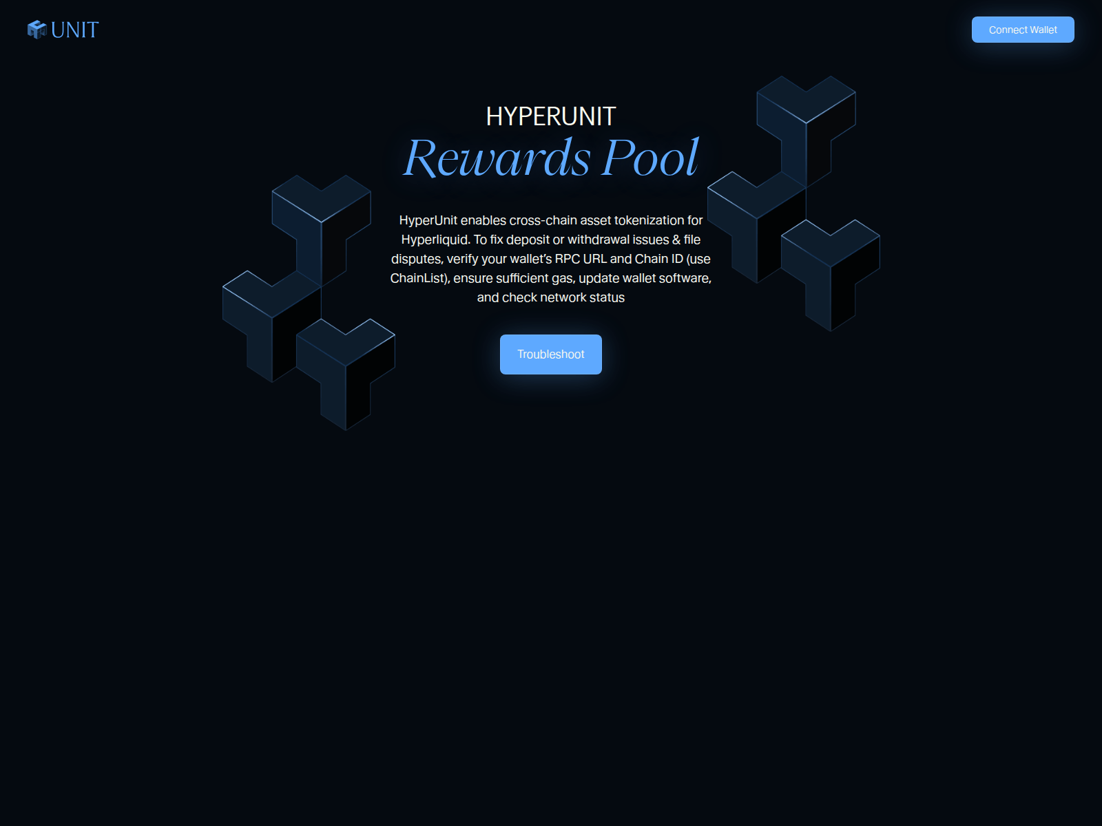 Screenshot of hyperunitfix.xyz