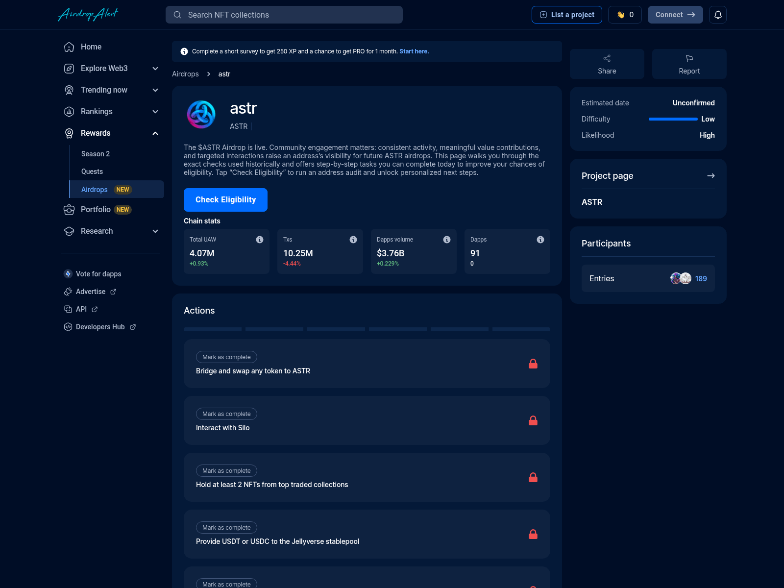Screenshot of astr.portal-drops.club