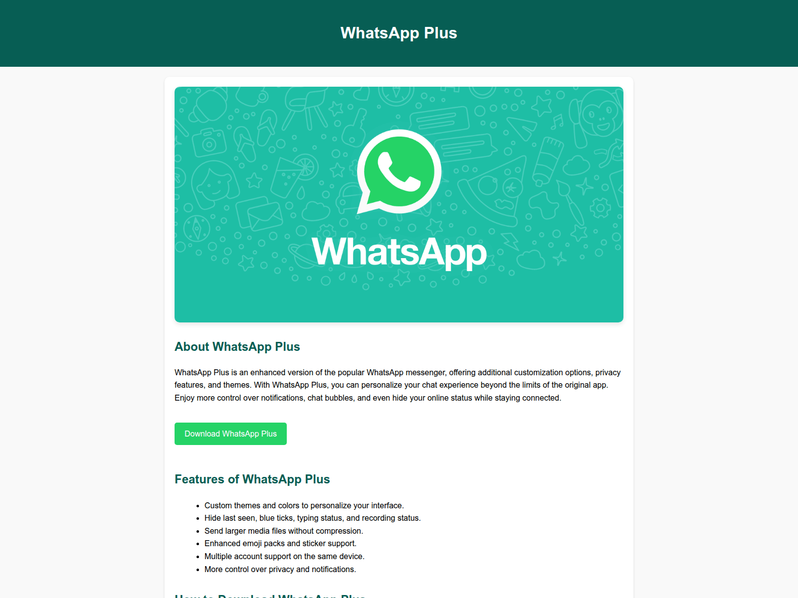 Screenshot of whatsappget.com