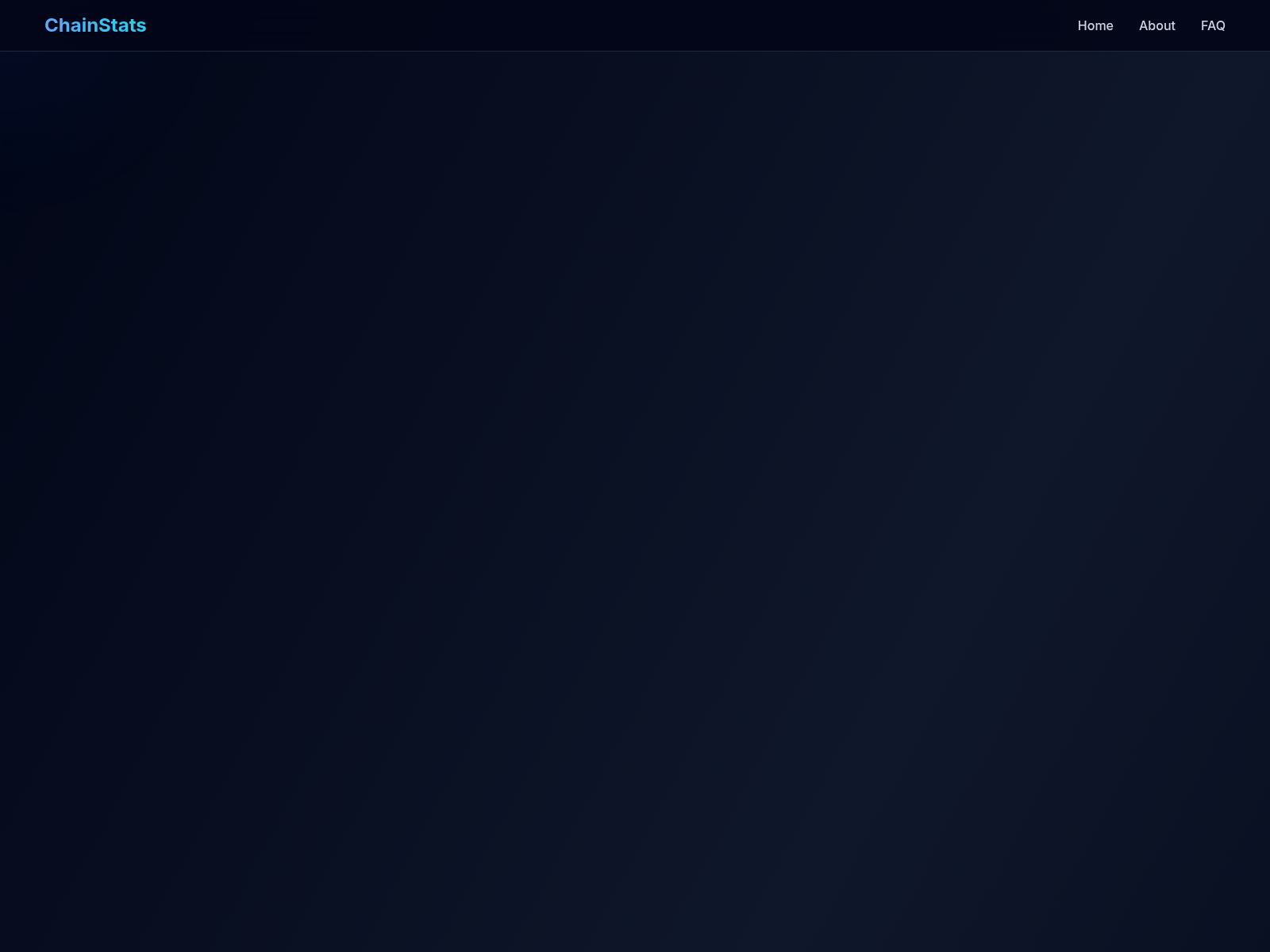 Screenshot of chainstats.net