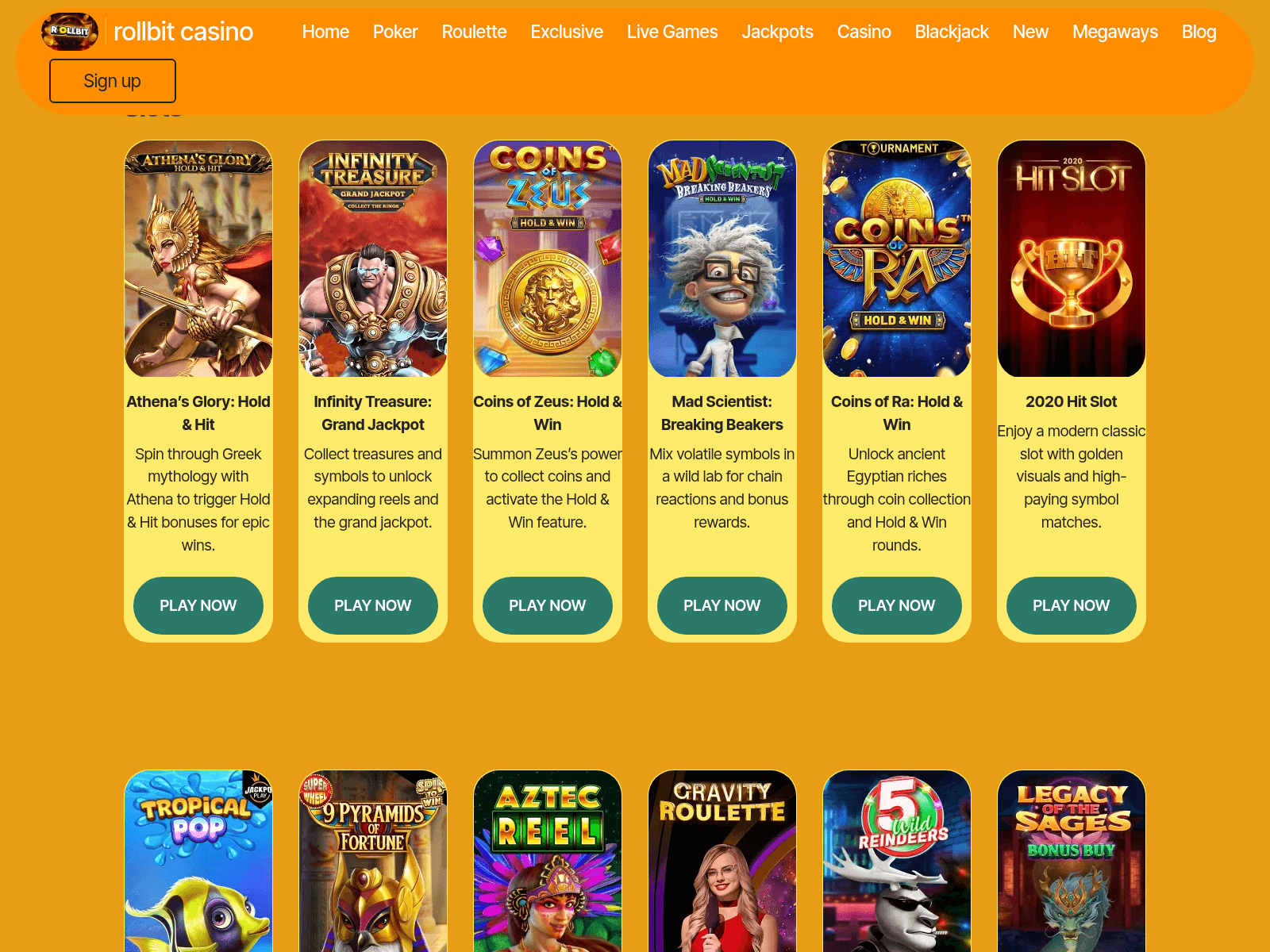 Screenshot of rollbitcasino.club