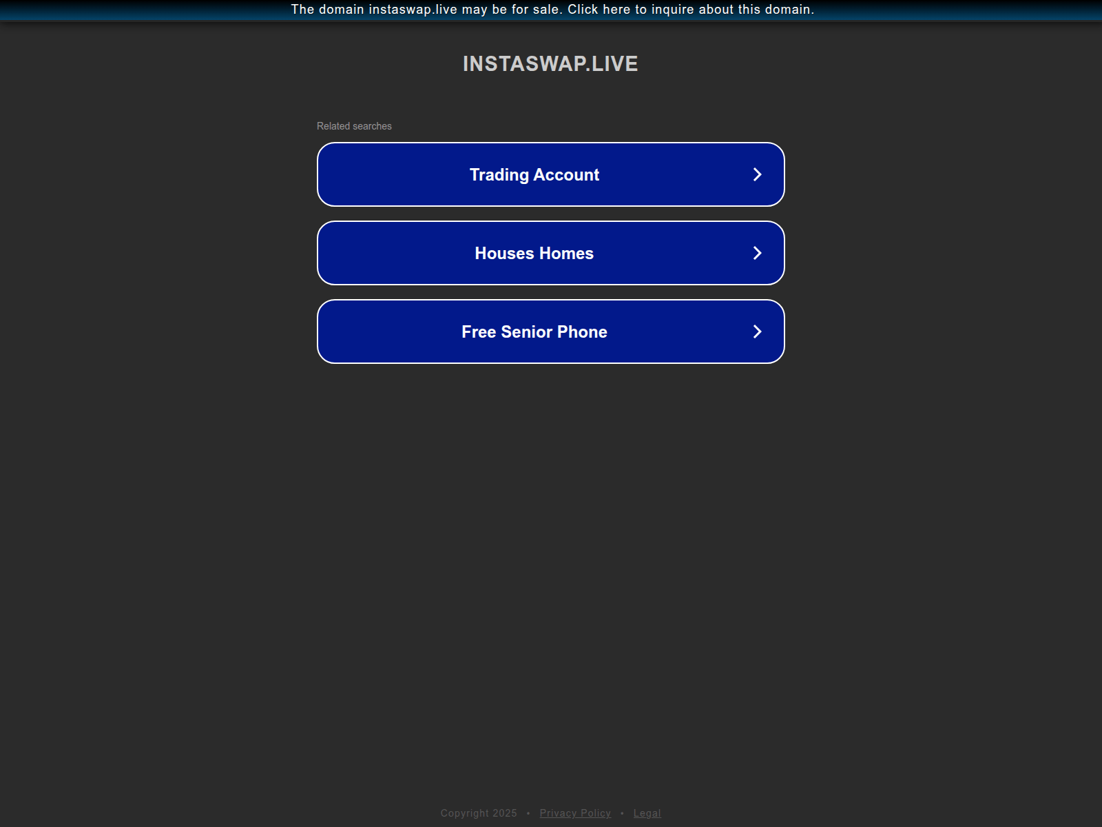 Screenshot of instaswap.live