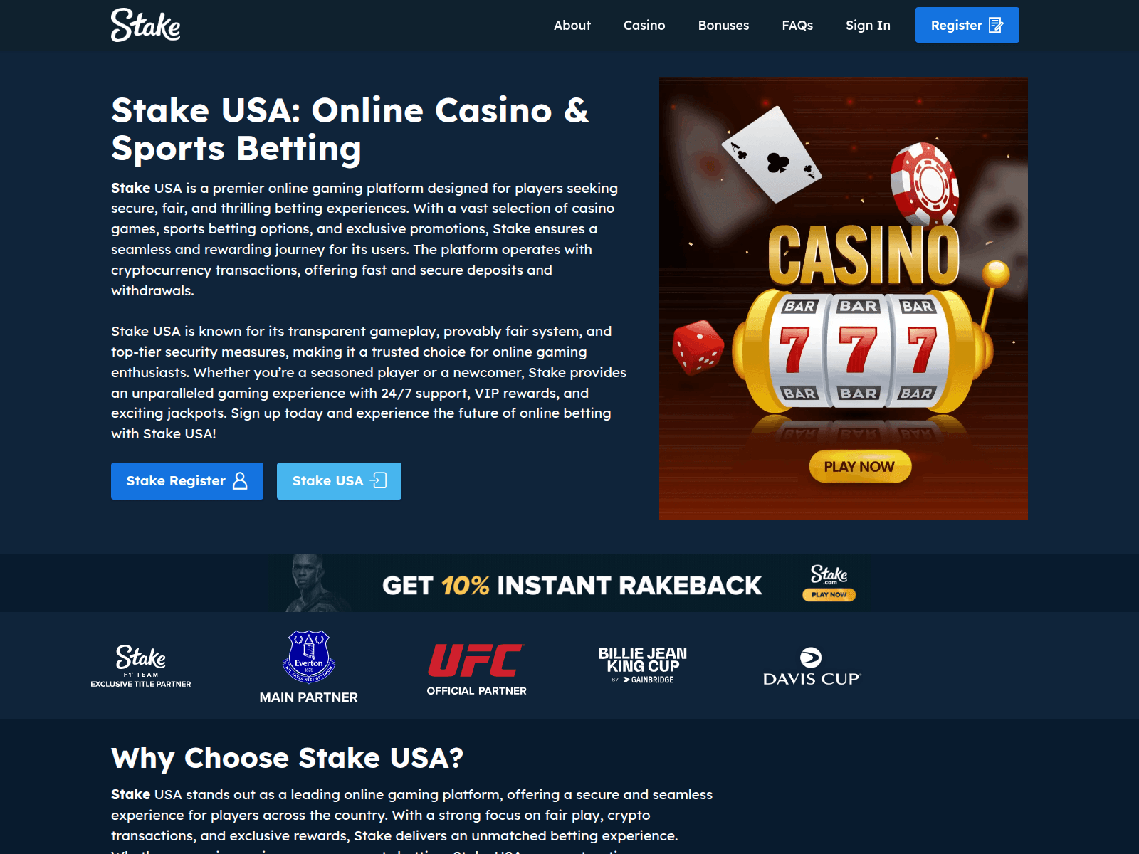 Screenshot of stake-try.com