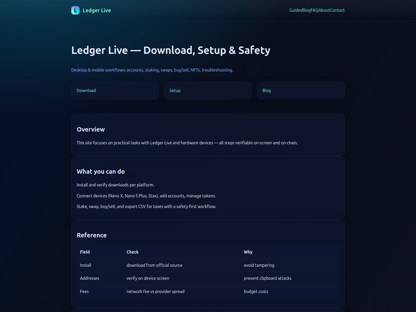 Screenshot of ledger-live.co.com