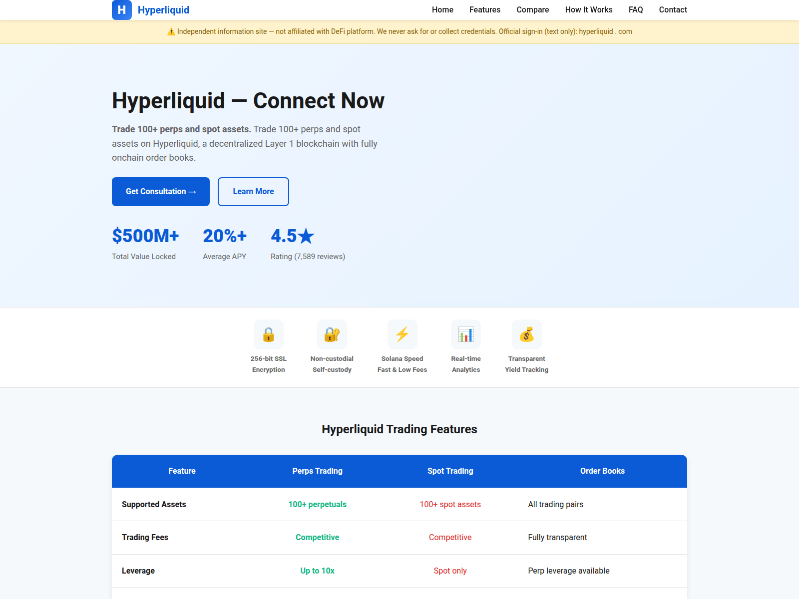 Screenshot of hyperlquid.co.com