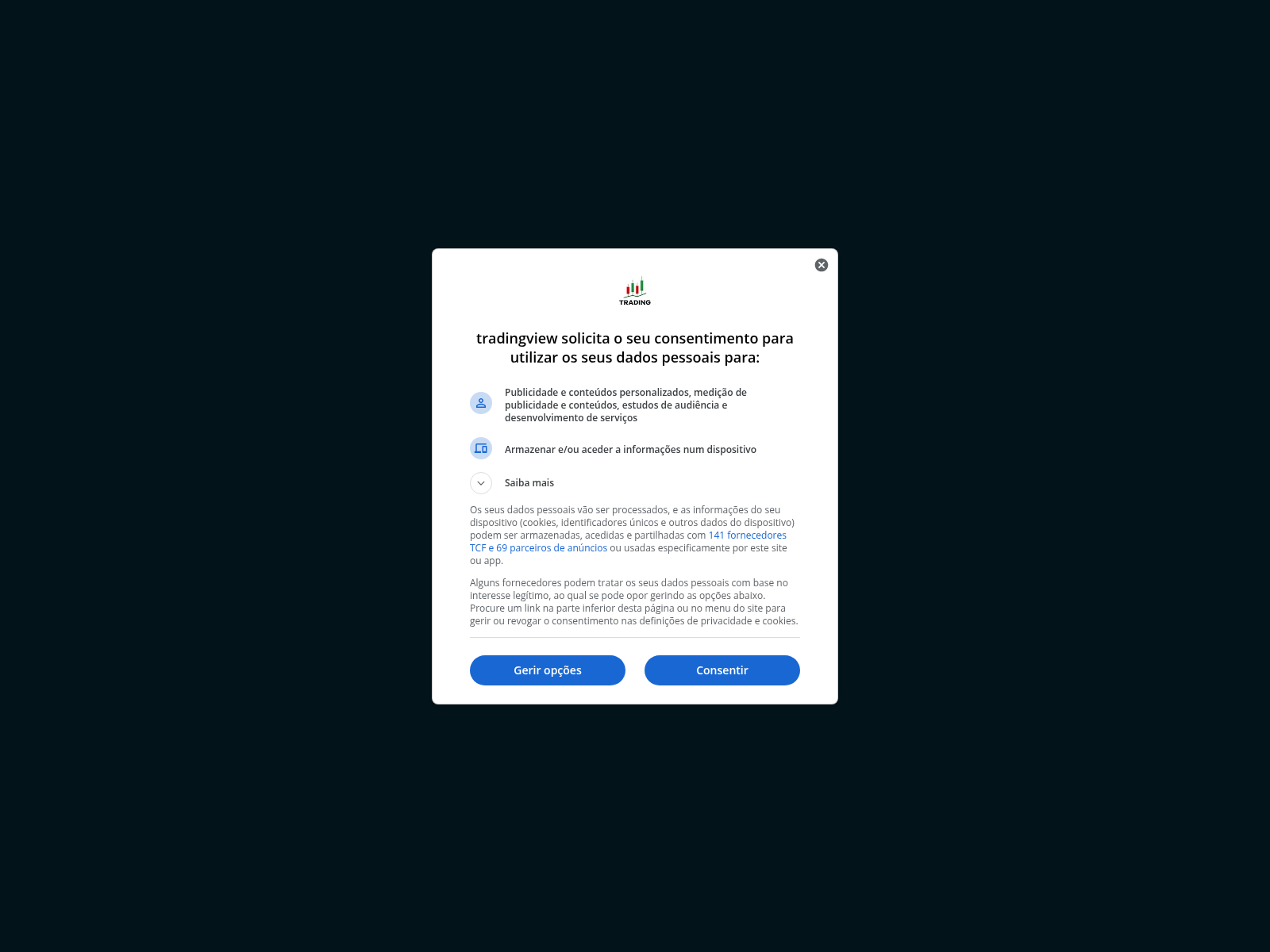 Screenshot of tradingview.com.br
