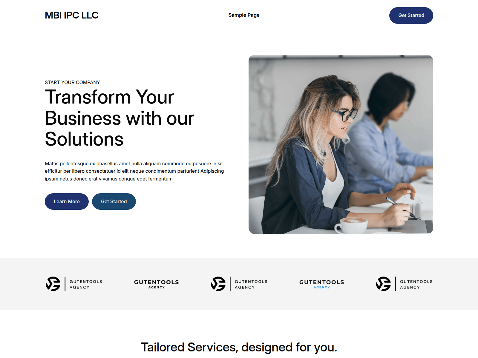 Screenshot of mbiipcllc.com