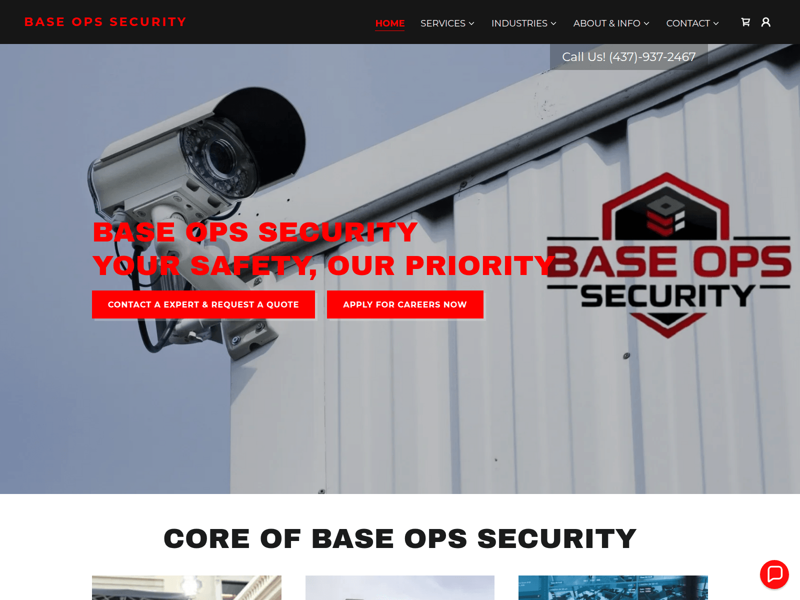 Screenshot of baseopssecurity.com