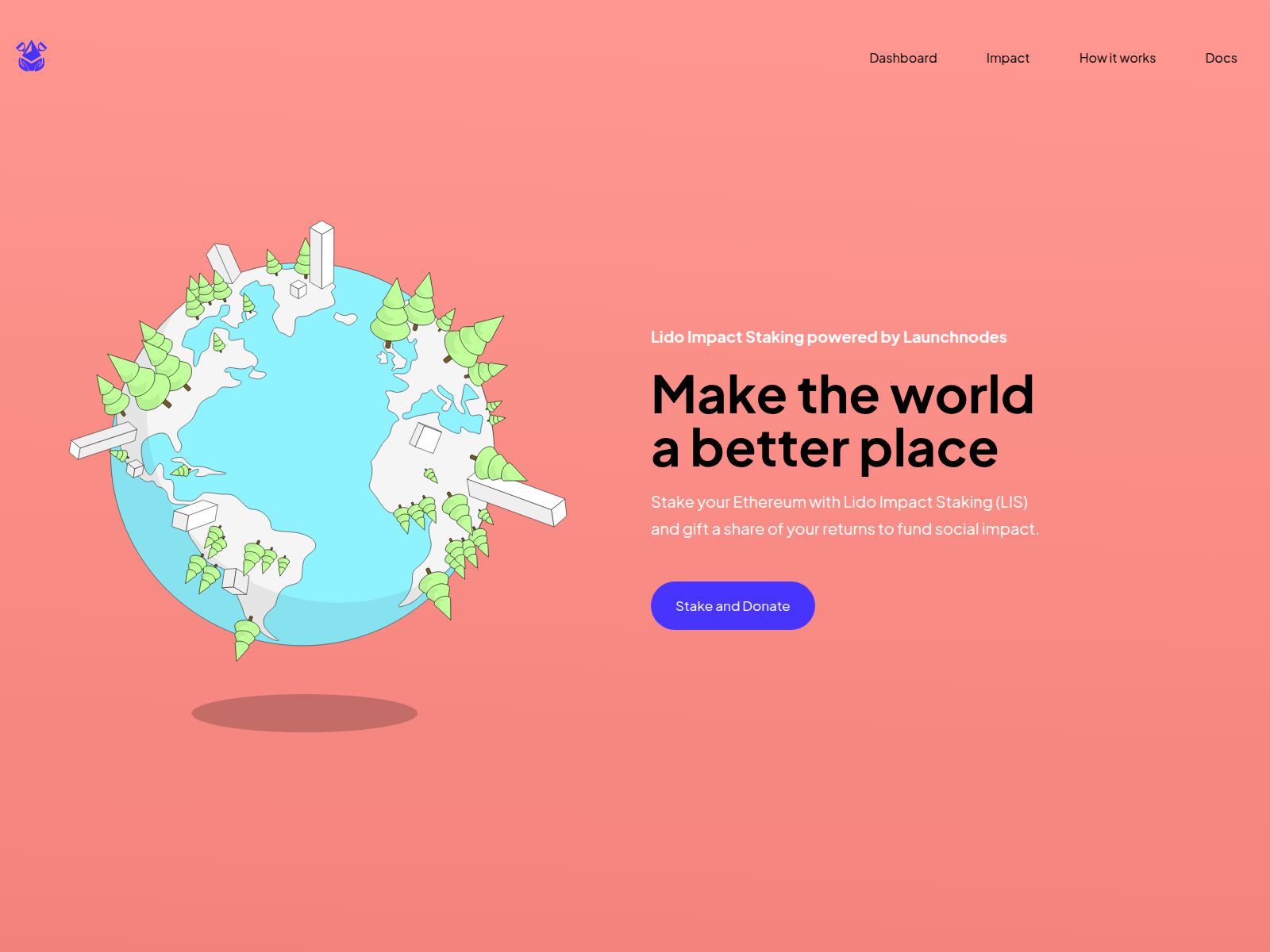 Screenshot of impactstake.com