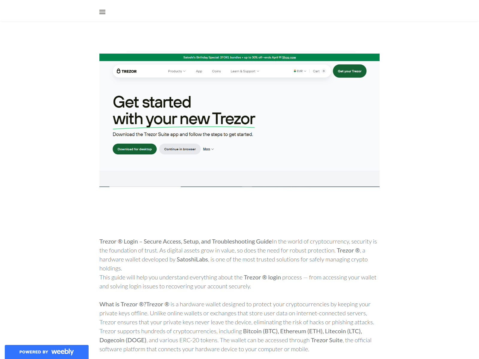 Screenshot of logn-trezr-account.weebly.com