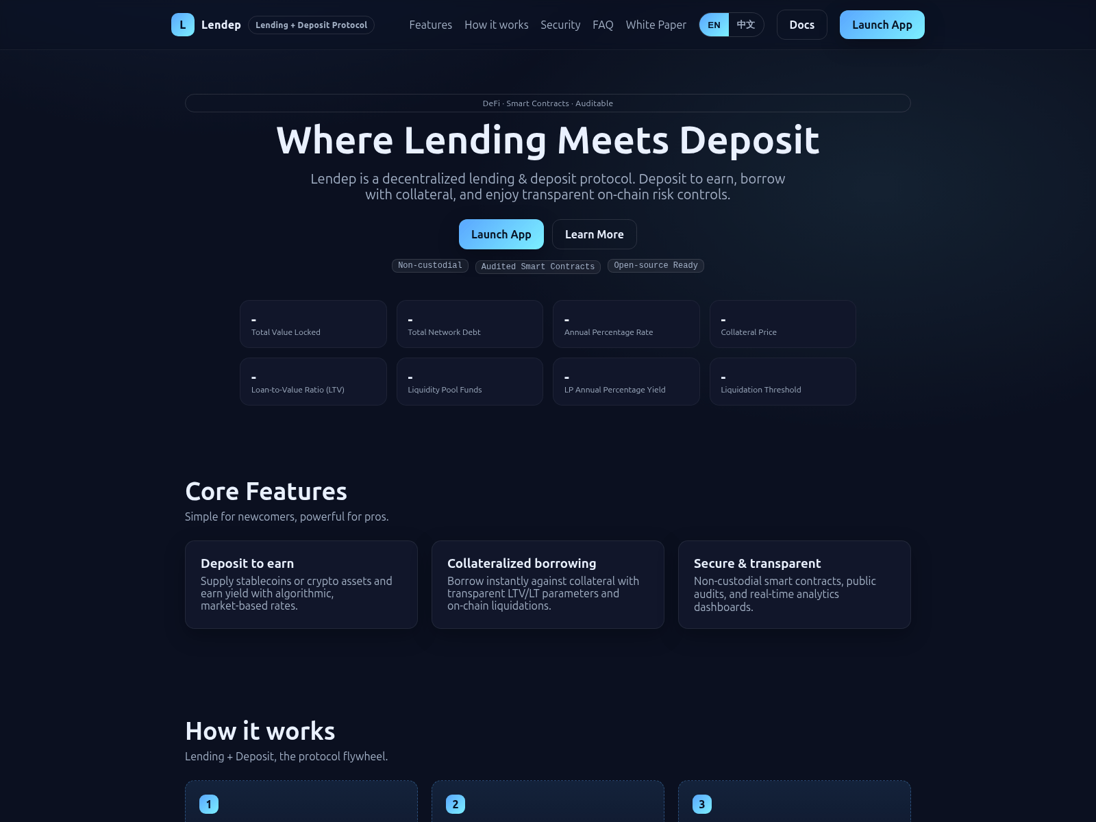 Screenshot of lendep.com