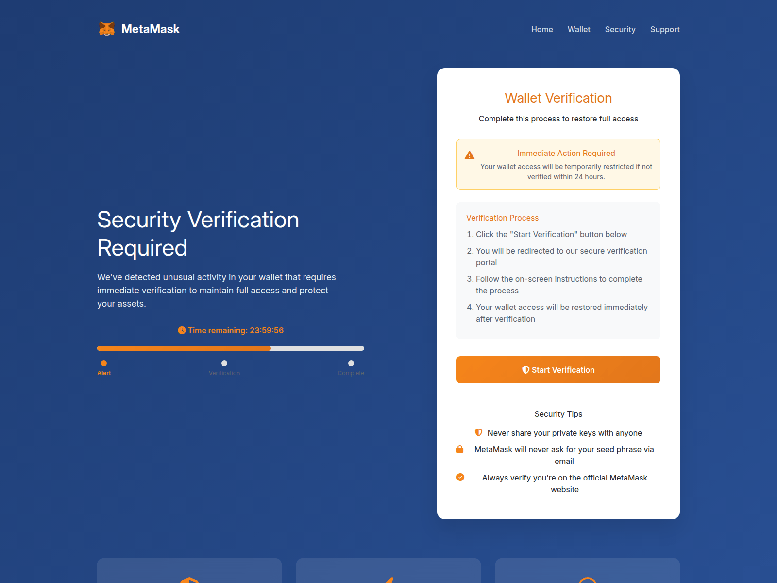 Forensic screenshot of io-verification-support.sbs