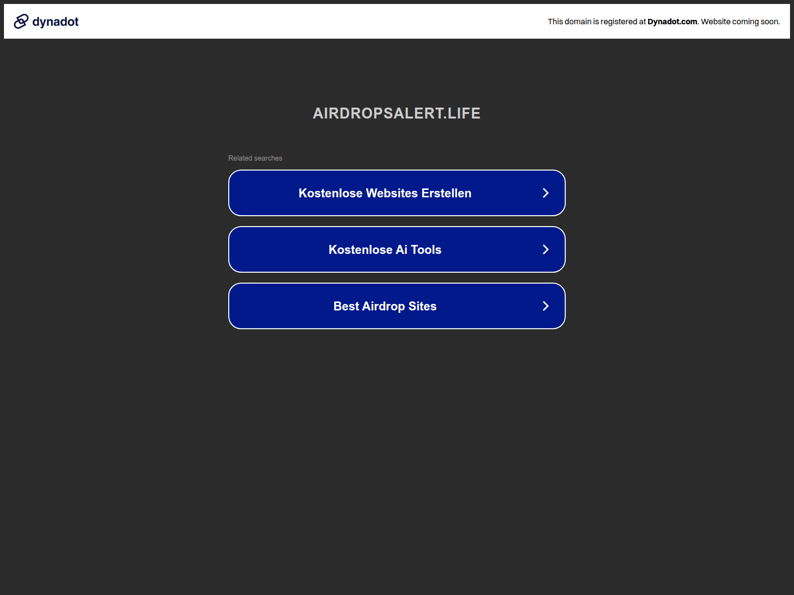 Screenshot of legiondotcc.airdropsalert.life