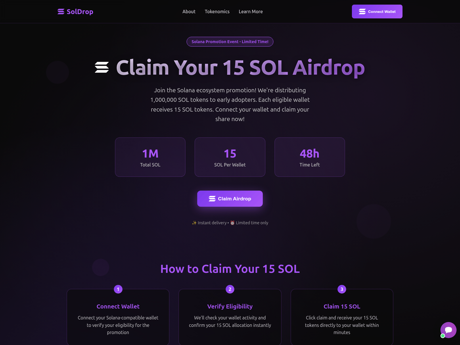 Screenshot of solan-drop.com