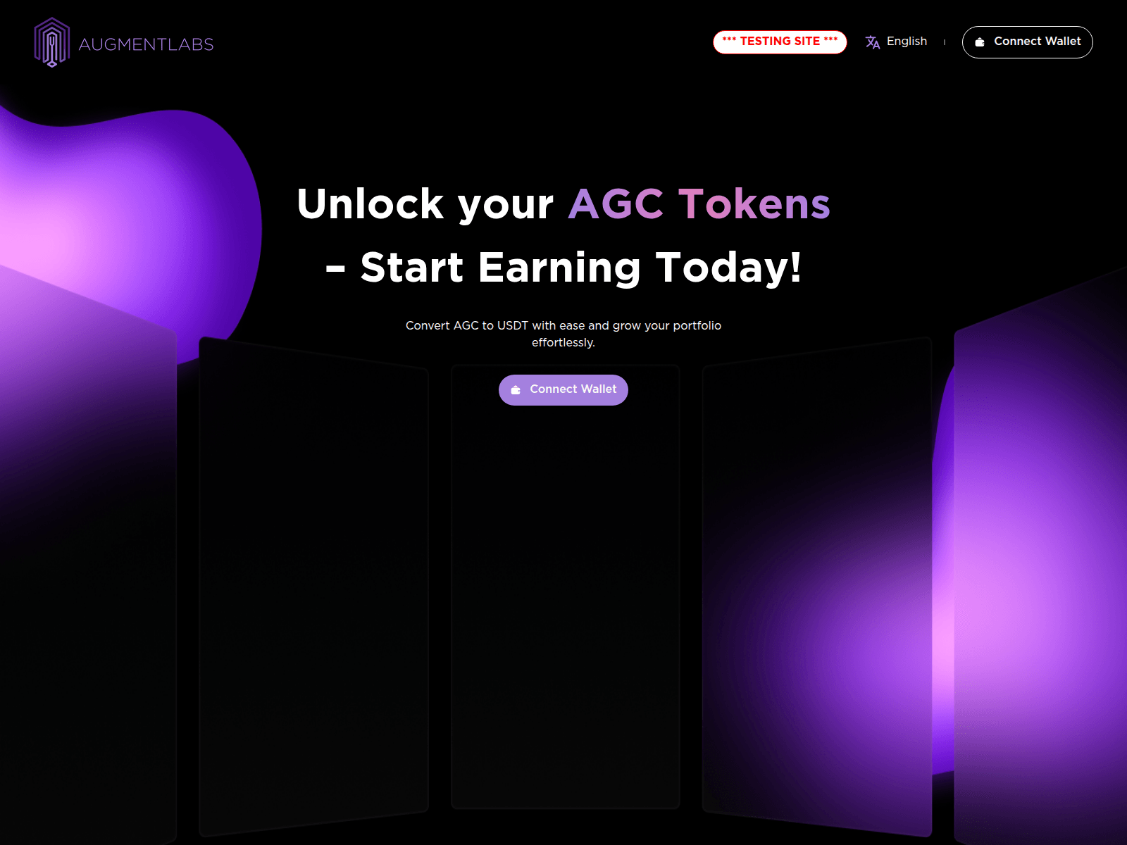 Screenshot of agc-airdrop-platform.pages.dev