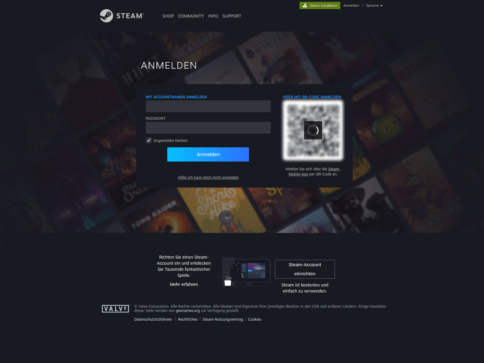 Screenshot of enter.rustecho.net