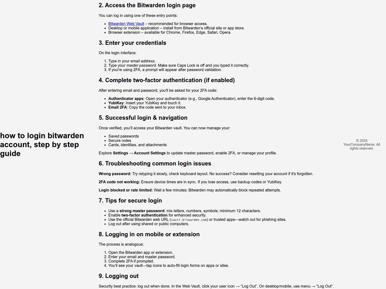 Screenshot of bitwardenaccount.com