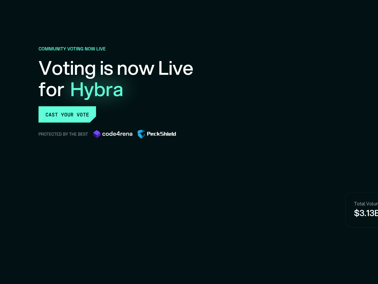 Screenshot of vote-hybrafinance.com