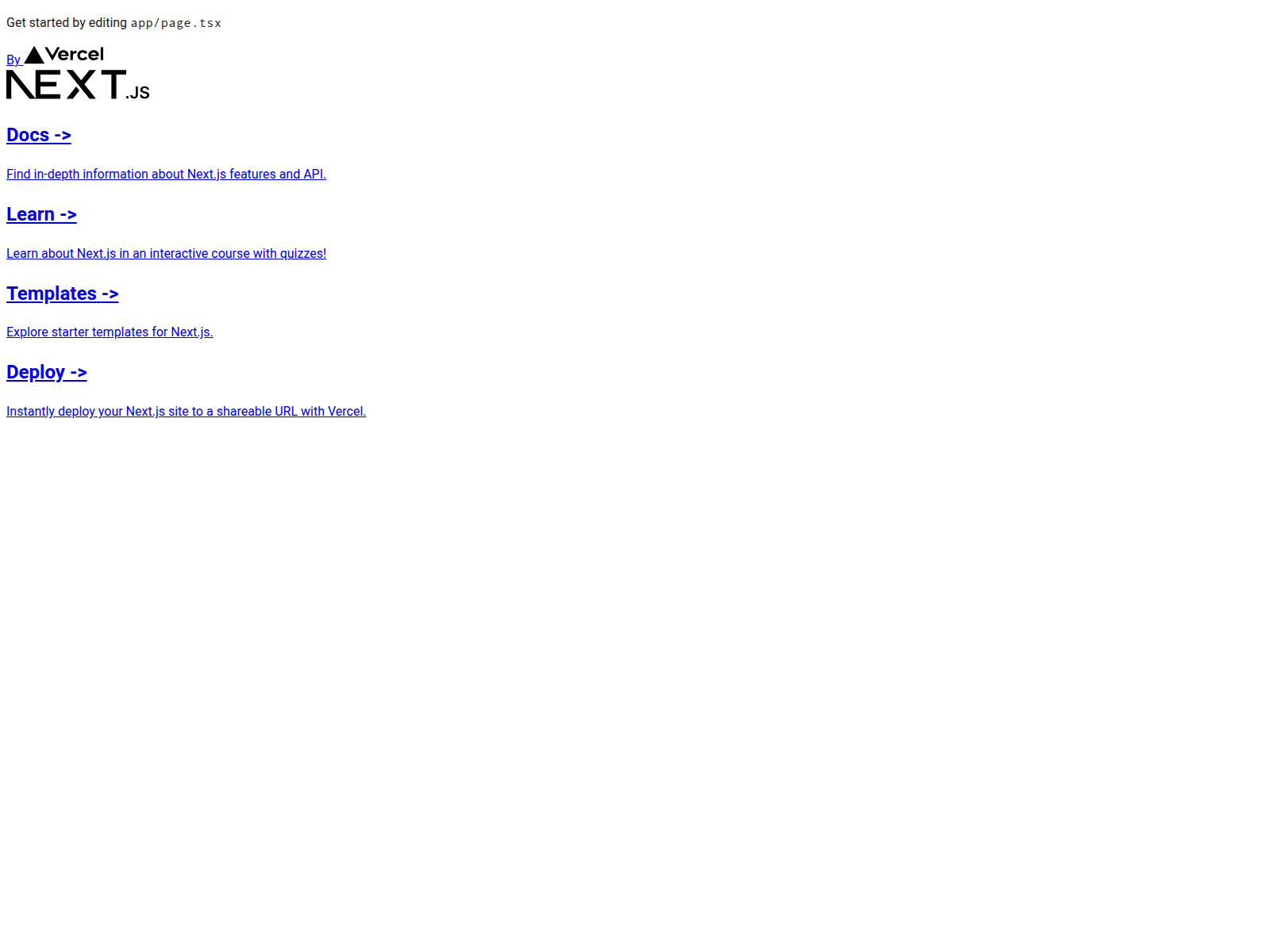 Screenshot of nextjs-cloudflare-base.pages.dev