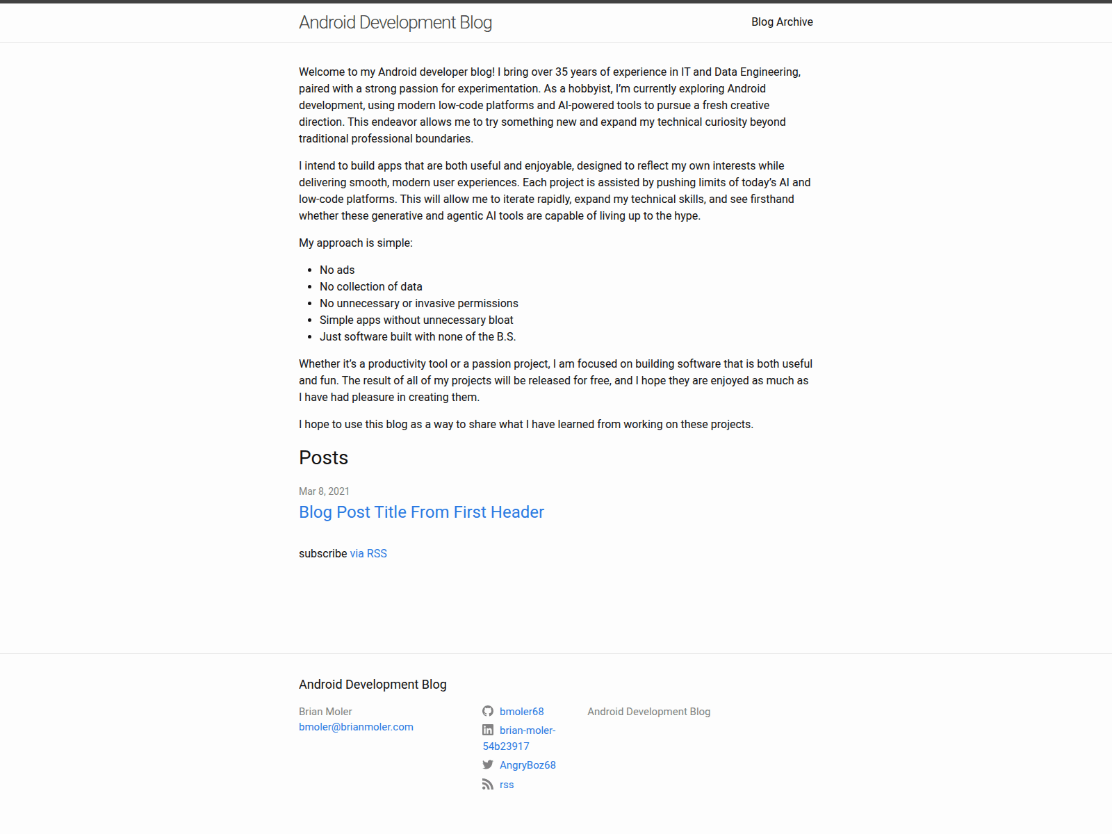 Forensic screenshot of bmoler68.github.io