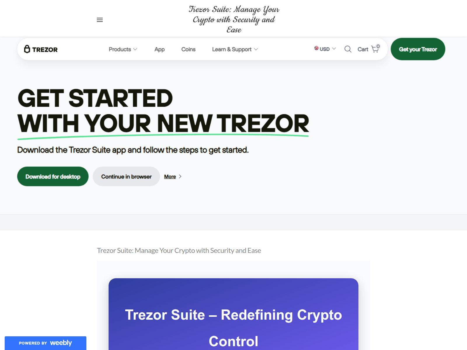 Screenshot of suite-trzr.weebly.com