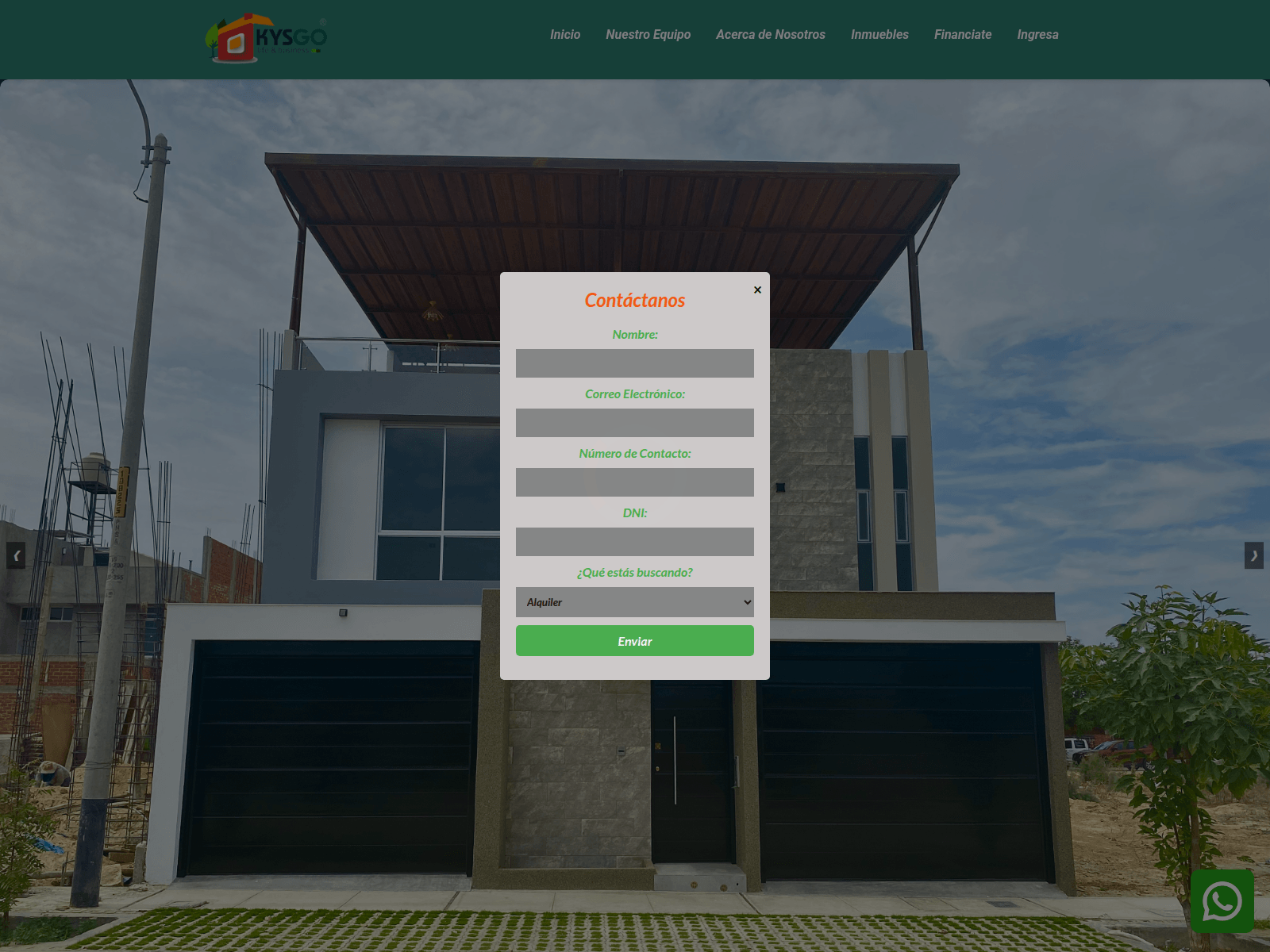 Screenshot of kysgo.pe