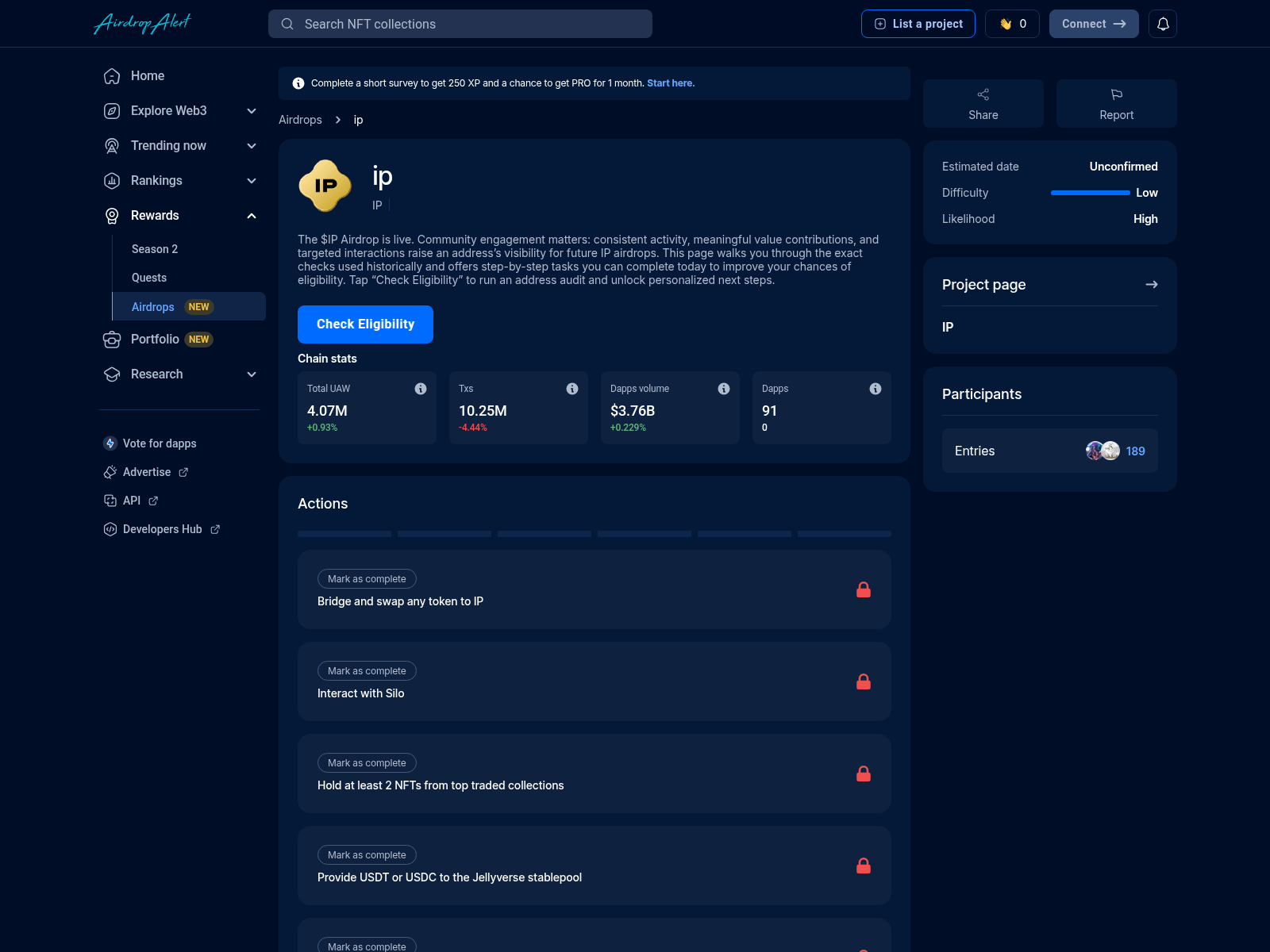 Forensic screenshot of ip.airdropsalert.click