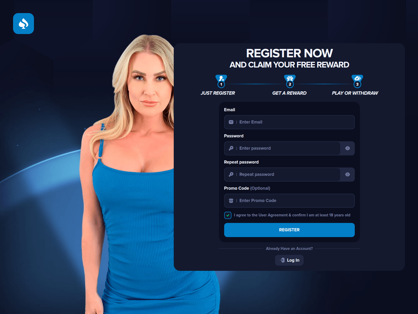 Screenshot of fly4win.com