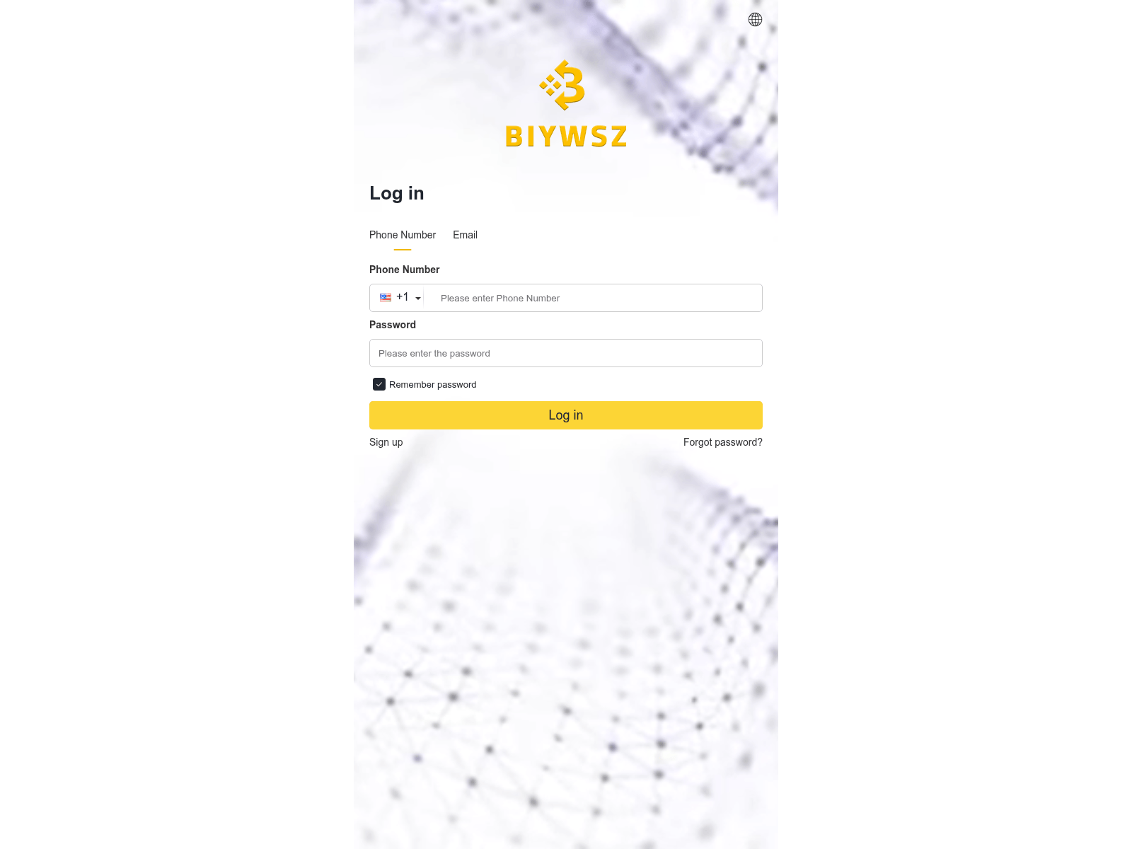 Screenshot of bywsz.com