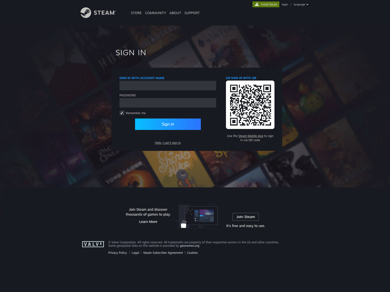 Screenshot of enter.rustrelay.net
