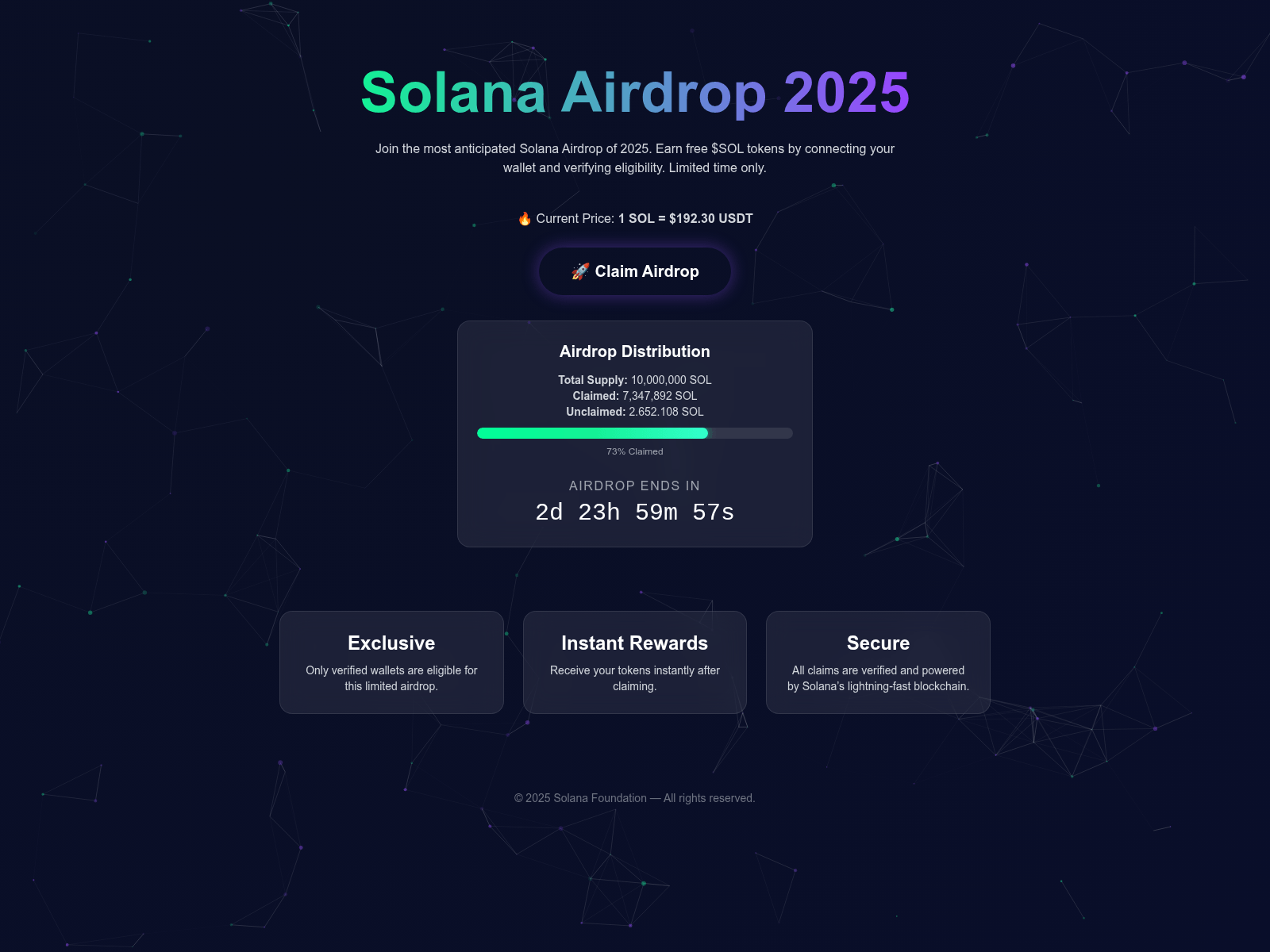 Screenshot of claim-solana-2025.onrender.com
