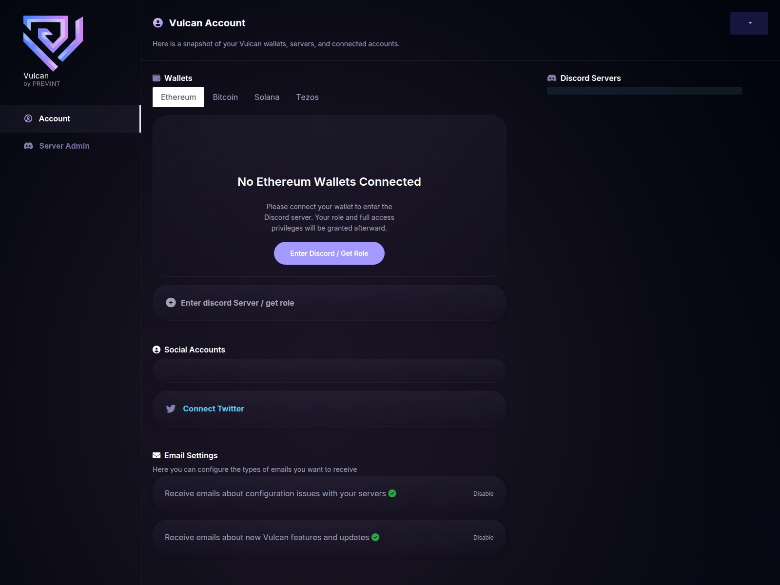 Screenshot of vulcanaapi.net
