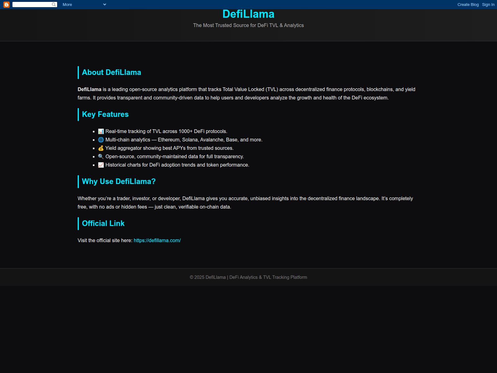 Screenshot of defil-lama.blogspot.com