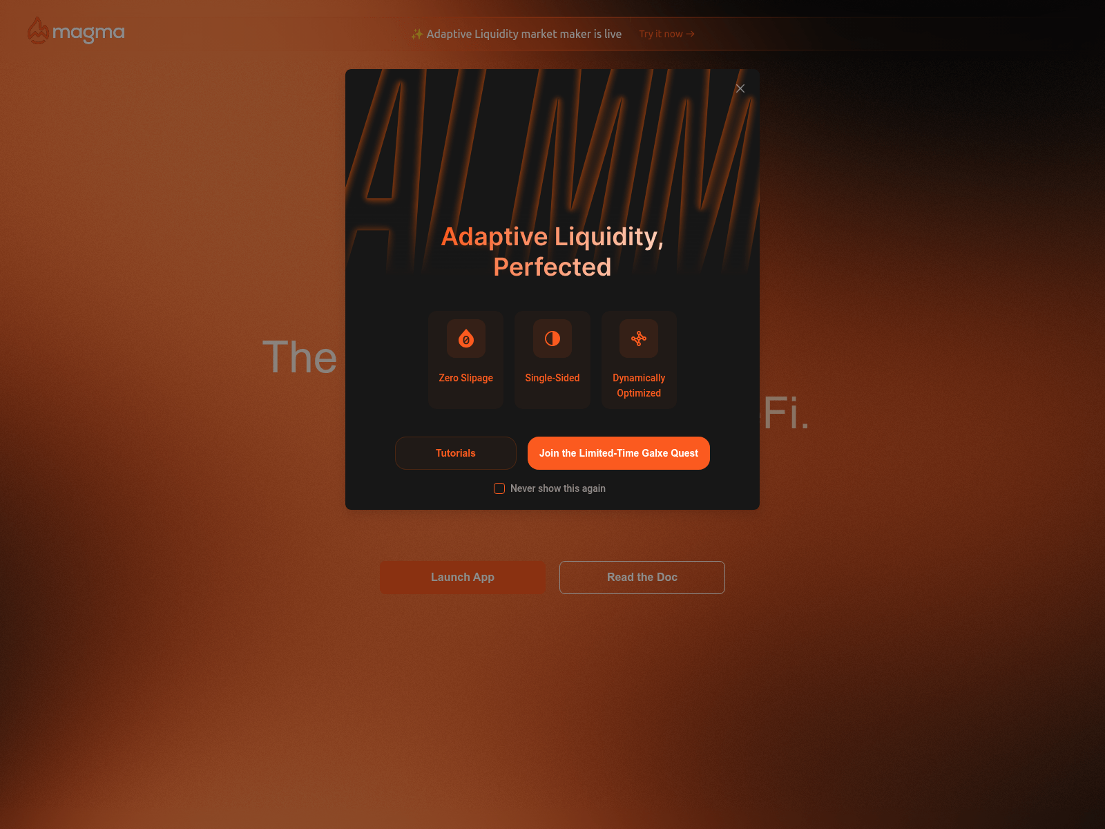 Screenshot of magmafinance.co