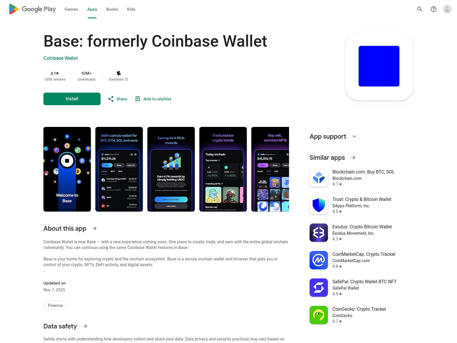 Screenshot of basecoinas.com