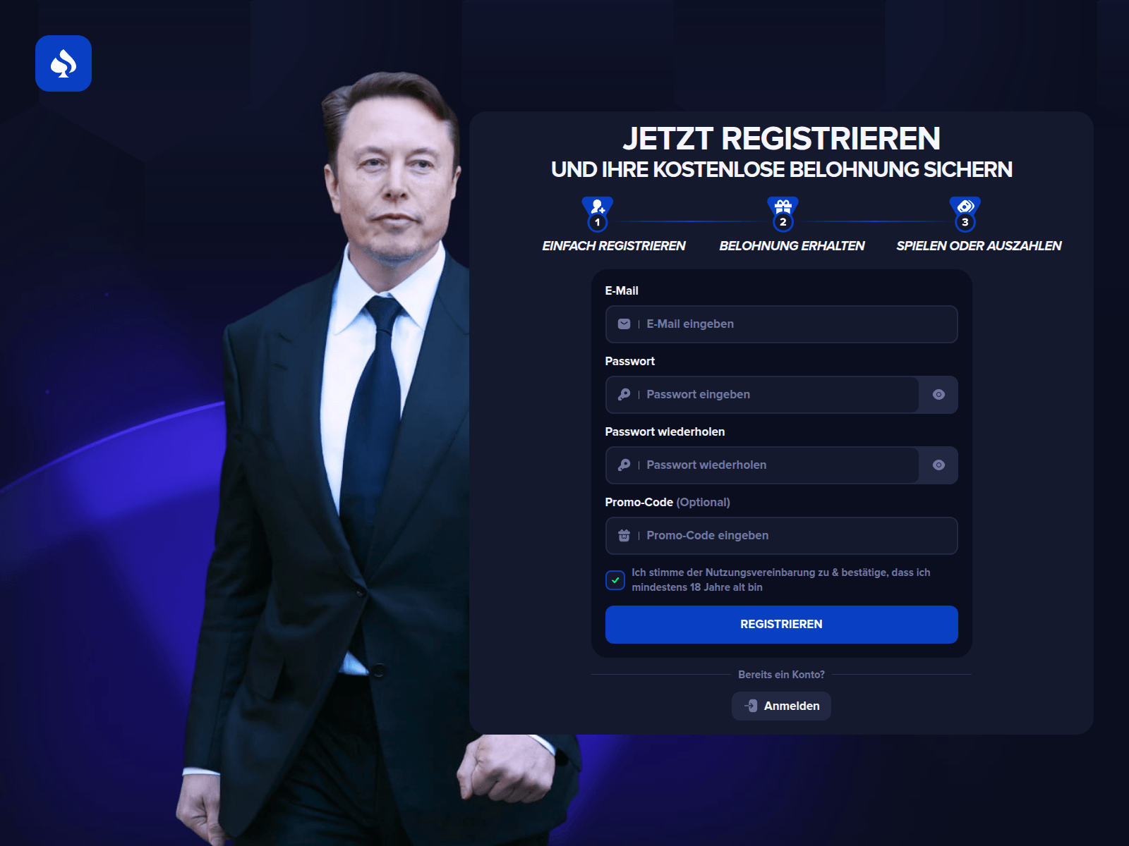 Screenshot of daunbets.com