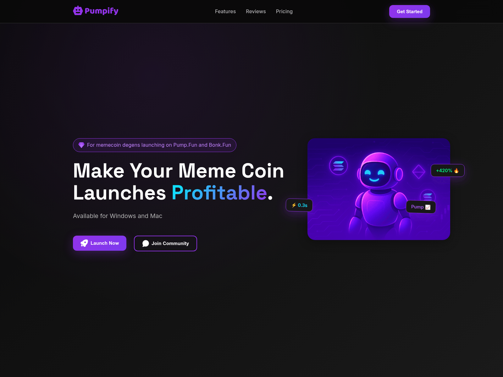 Screenshot of pumpify.net