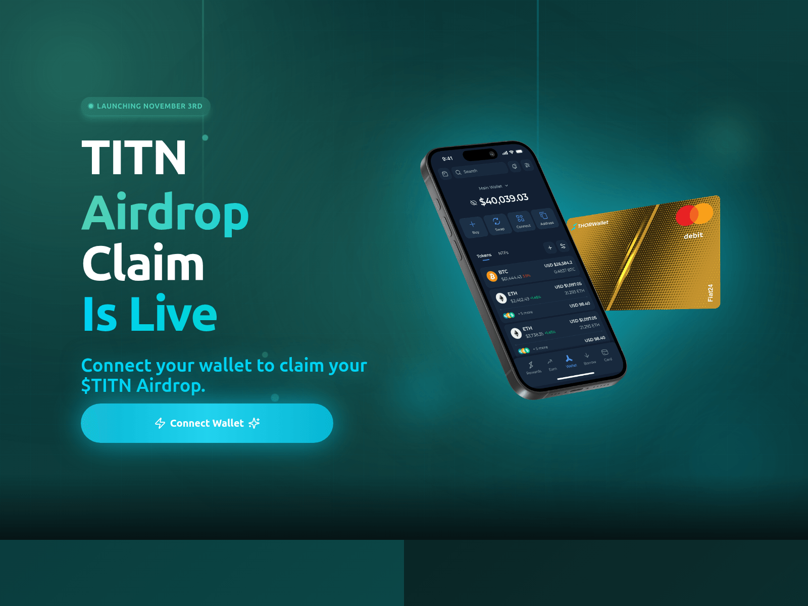 Screenshot of tge-thorwallet.live