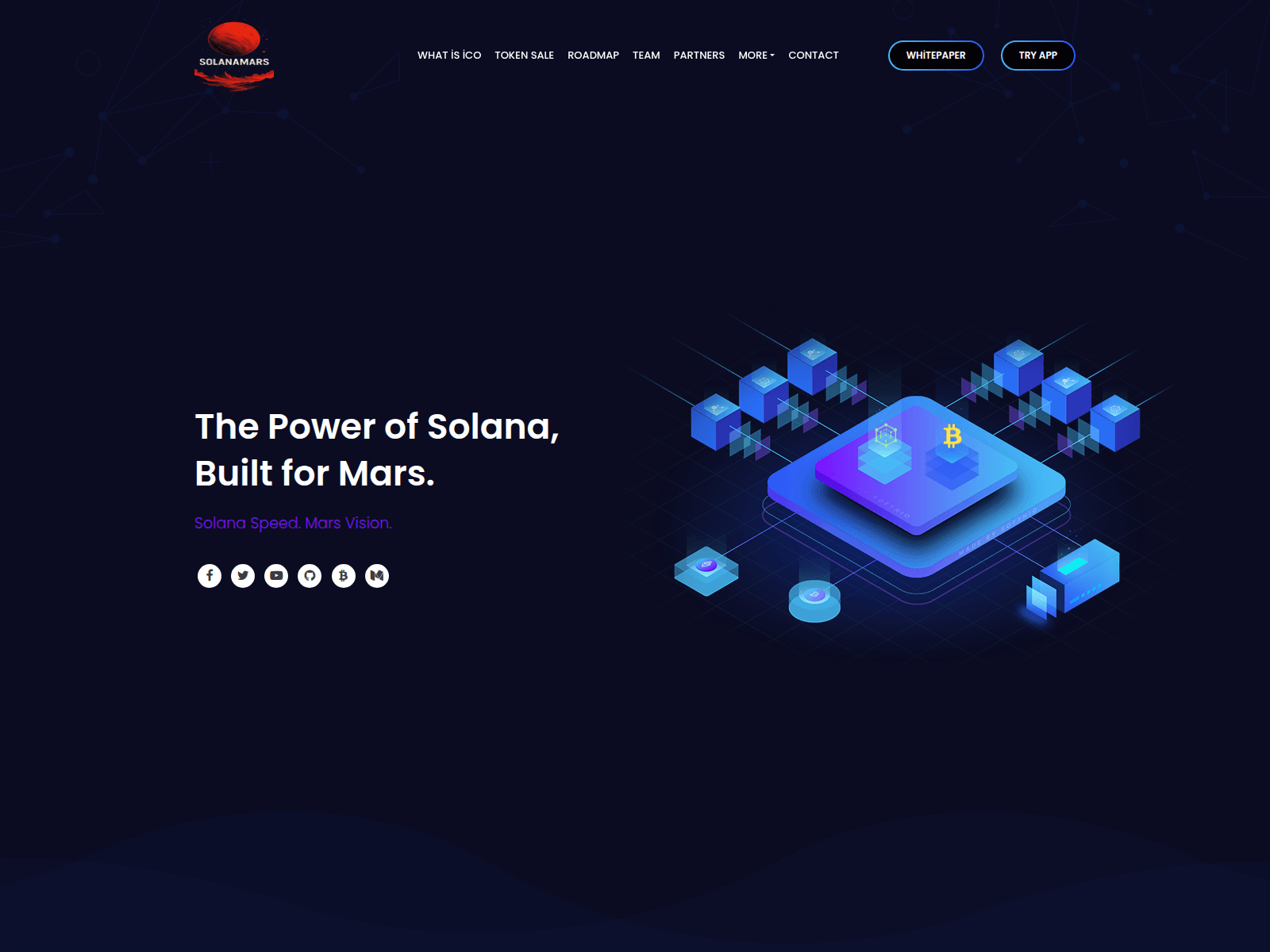Screenshot of solanamars.com